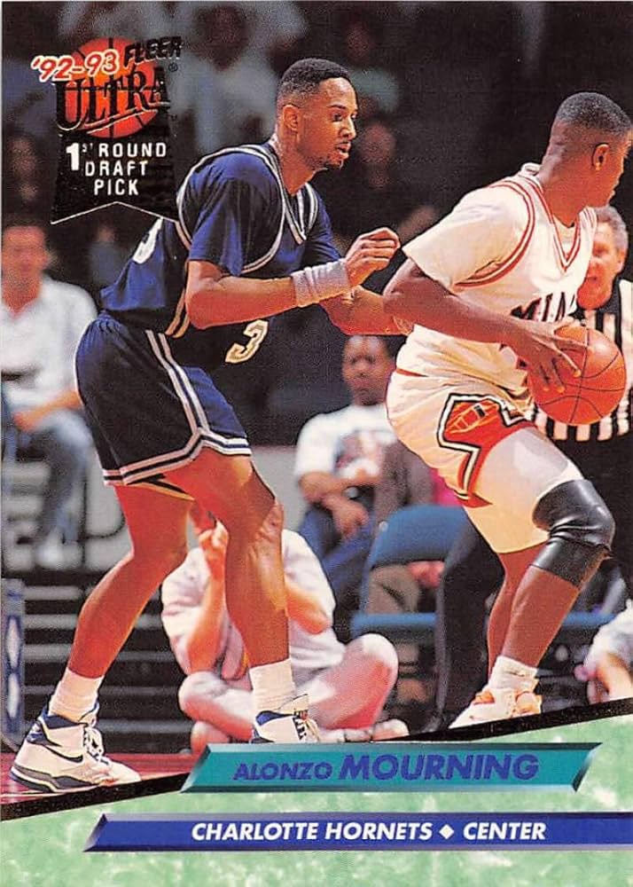 Amazon.com: 1992-93 Ultra Basketball #193 Alonzo Mourning RC